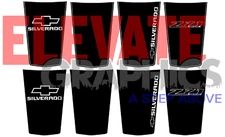 Fits Chevy Silverado Center Stripes Hood Decal Vinyl Graphics Stickers 2019-2026