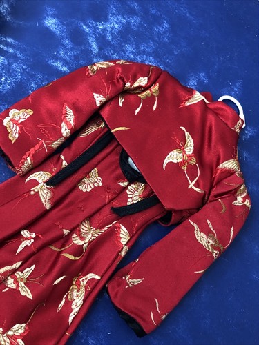 20” Artisan Made Outfit For Cissy Sized Dolls Asian Red Silk Dress JacketSet i53 - Picture 18 of 18