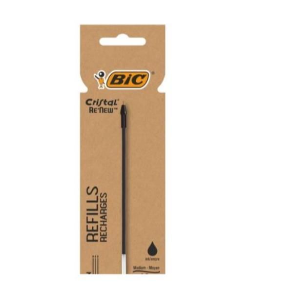 Bic - CRISTAL RENEW +2 REFILL-NERO - 503839