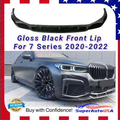Fits BMW 7 Series 2020-2022 G12 740i M760Li Gloss Black Bumper