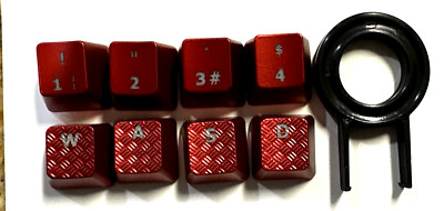 8x Backlit Keys Caps Set For Corsair FPS Gaming Keyboard MX Key Switch + Puller