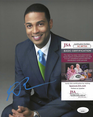 Don Lemon Signed 8x10 Photo w/ JSA COA #AC40704 CNN Tonight