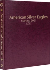 Whitman Prestige™ Coin Album - American Silver Eagles: Starting 2021 Date Set