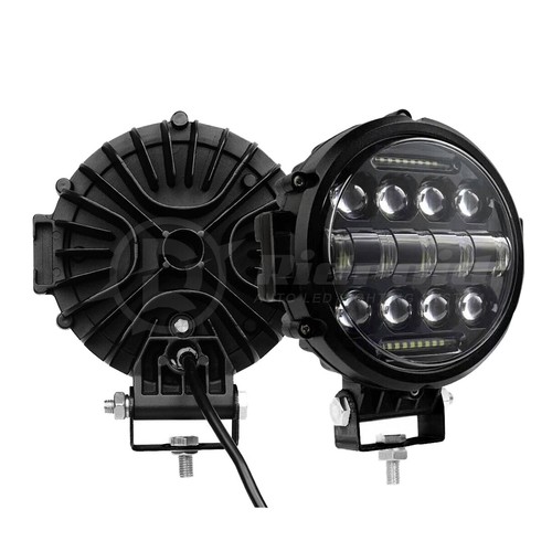 4x 6Inch Round LED Work Light Bar Spot Pods Offroad Fog Driving Lamp ATV Truck - Picture 21 of 24