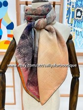 Sallys Boutique 70 Cashmere 30 Silk Wrap Scarf Ballet Print 2 Face Shawl 53"