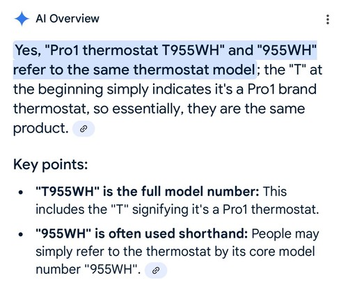 PRO1 Thermostat A/C Heat Control Touchscreen IAQ 955WH + Base Module 2 PC $389 - Picture 11 of 11