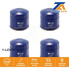 Engine Oil Filter (4 Pack) For Honda Subaru Accord Civic Legacy Acura CR-V EL TL