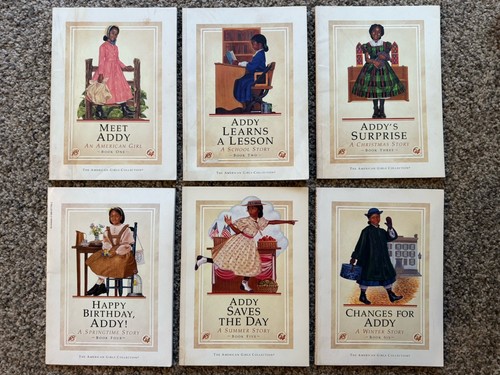 Vintage Addy an American Girl Complete Series 1-6 set Paperback Lot Pleasant Co.