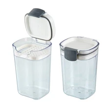 Progressive Prepworks Seasoning ProKeeper Storage Container, Set of 2, Clear