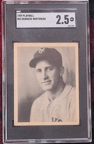 1939 Burgess Whitehead #23