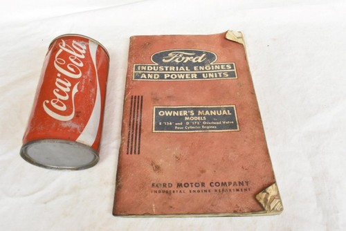 Oldtimer 1965 Ford Industrieantrieb 134 & 172 Traktor Motor Bedienungsanleitung