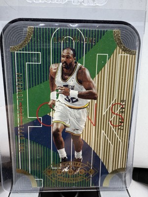 1996-97 Upper Deck #FB30 Karl Malone Fast Break Connections Die-cut Jazz