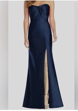 Alfred Sung Midnight Blue Strapless Women’s Dress Size 8