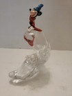 Disney Mickey Mouse Sorcerer’s Apprentice Austria Crystal Wave Sculpture — photo 5