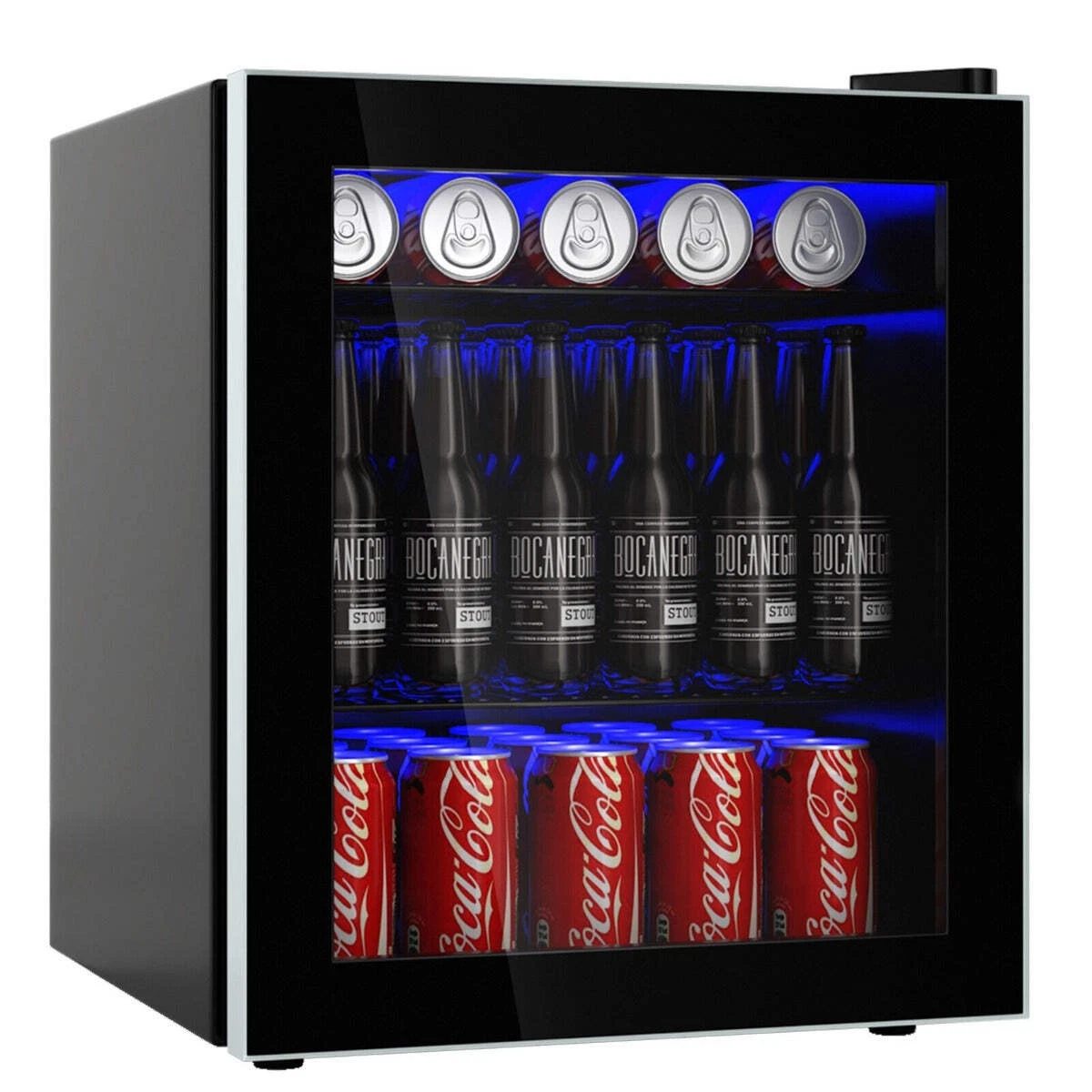 46L Mini Fridge Beverage Cooler Refrigerator Low Noise Drink Dispenser Machine-B