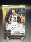 2024-25 Bowman University Chrome - Chrome Prospect Autographs Cam Scott #13 Gold