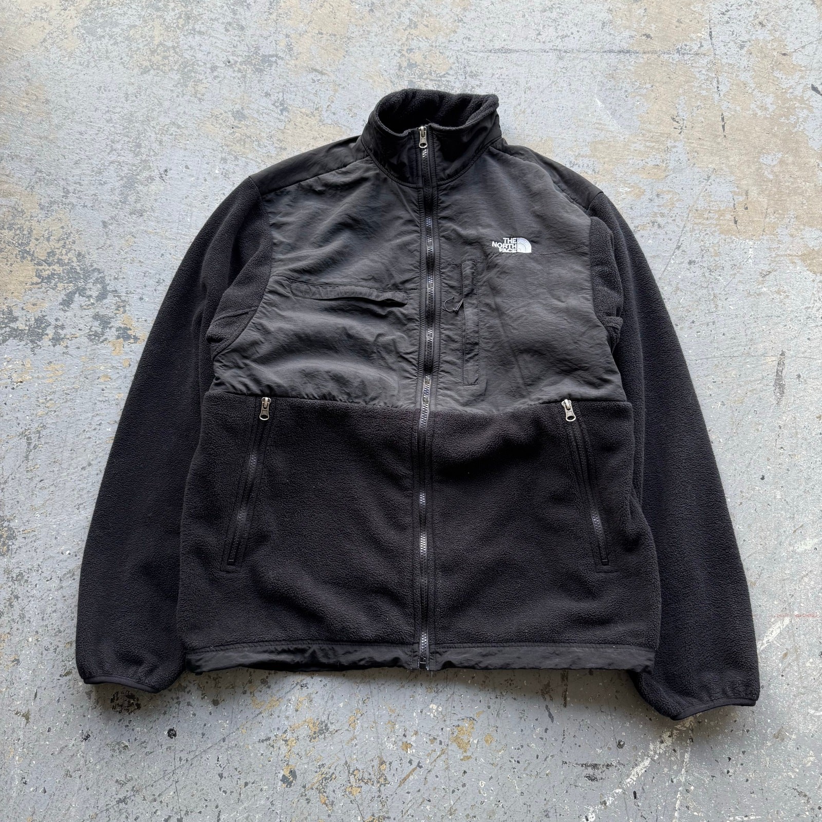 The North Face Black Denali Fleece Zip Up Jacket XL