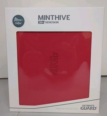 NEW Ultimate Guard - Minthive XenoSkin 30+ Card Case Deck Box - Red R4E