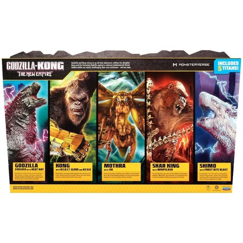 Playmates Godzilla x Kong The New Empire Ultimate Titan Battle Pack, Rare 🆕 - 第 6/6 張圖片