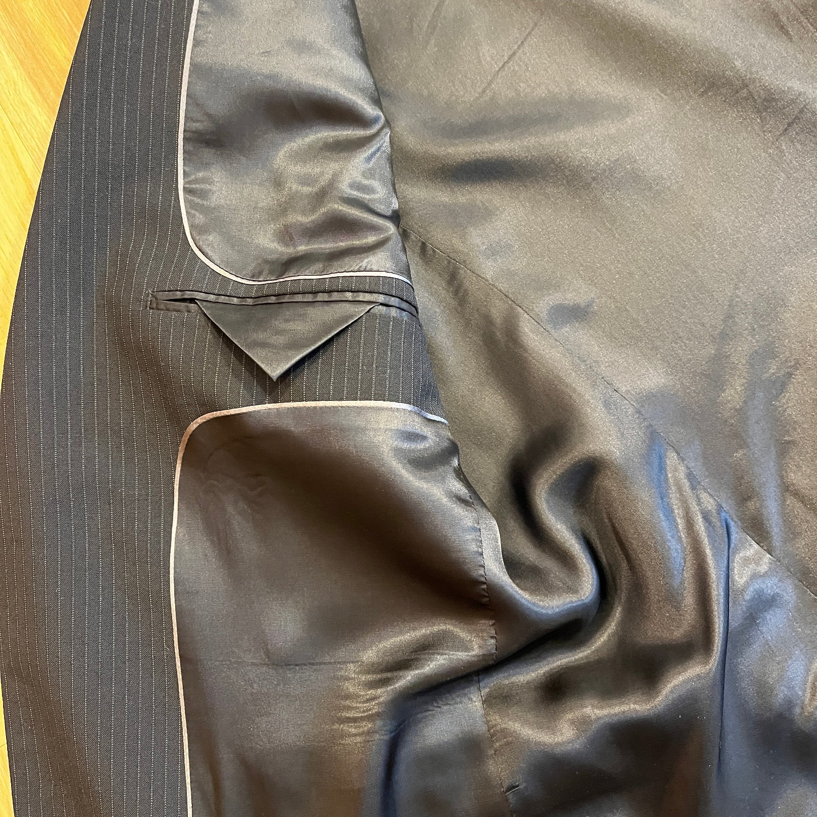 Express Design Studio Wool Suit Jacket Blazer Bla… - image 4