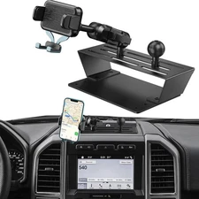 Compatible Dash Phone Holder for Ford F150 F250 F350 - Non-Slip Mounting Design