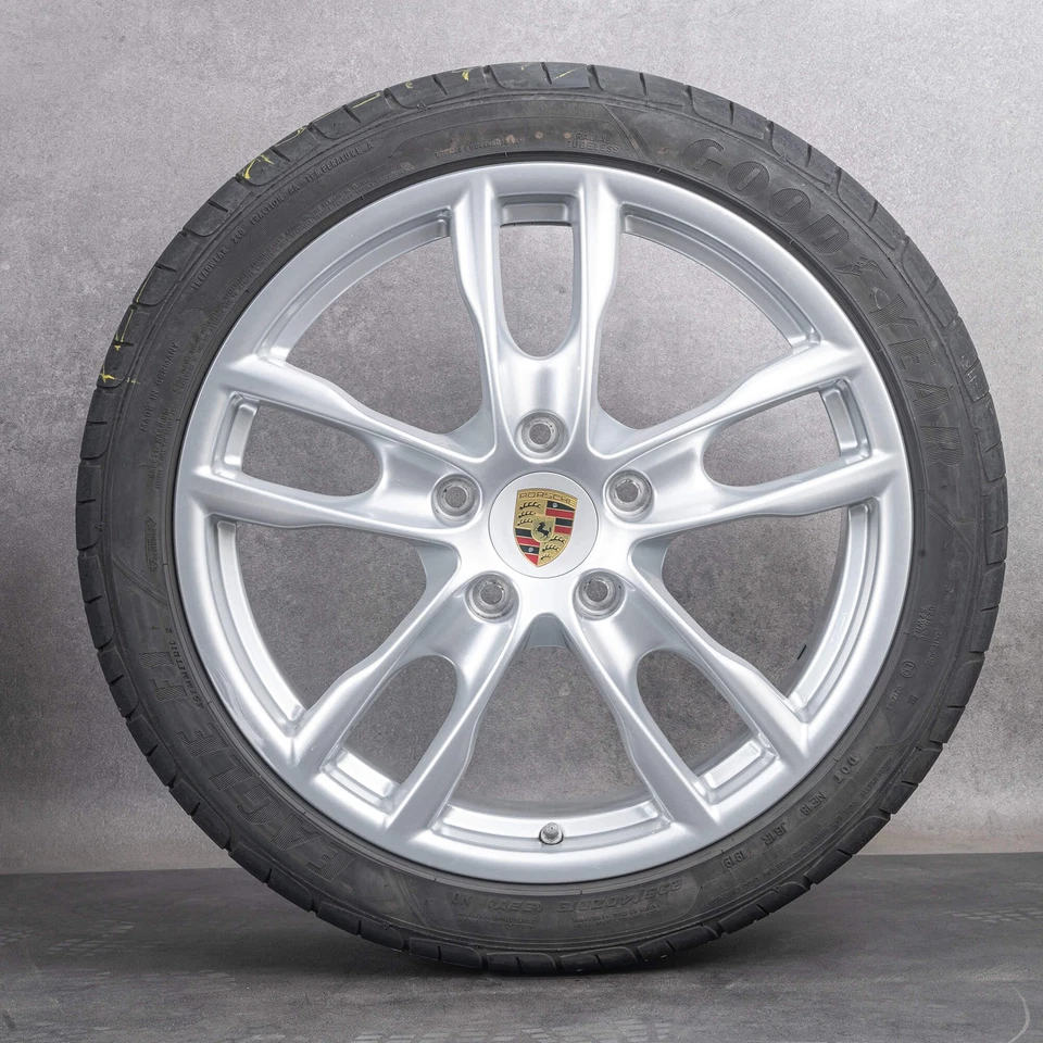 Porsche Sommerräder Boxster Cayman Felgen 19 Zoll 981 Metallic - 88Z - Bild 2 von 3