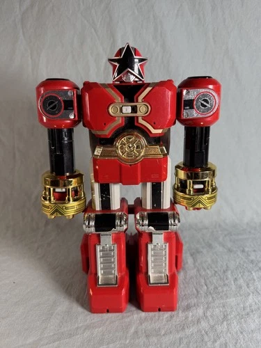 Bandai Power Rangers 10” Zeo Ohranger DX Puncher Red Battlezord Megazord Vintage