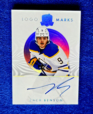 2023-24 Upper Deck The Cup Zach Benson Logo Marks Rookie Auto #LM-ZB MINT 💙💙