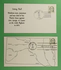 DR WHO 1989 (2) FDC INDIAN SITTING BULL DIFFERENT CANCELS R67573