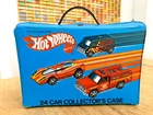 Vintage Hot Wheels 24 Car COLLECTOR'S CASE With Original Trays (2 of 3)- NO CARS
