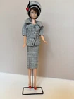 Vintage 1960s Brunette Bubble Cut Barbie in Chic Outfit