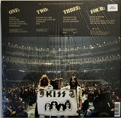 KISS - Alive! 2xLP White/Gold w/Black Splatter Vinyl 50th