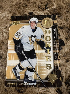 #ad SIDNEY CROSBY 2005 06 Upper Deck Power Play #133 Penguins Rookie $49.99