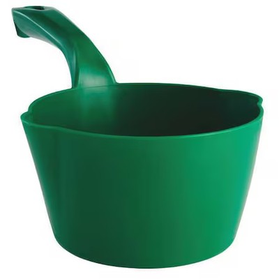 Vikan 56812 Small Hand Scoop, Green, 11-39/64'' L