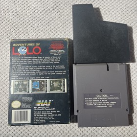 NES - Adventures of Lolo  1989 w/ Original Box & Insert