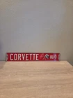 NEW! Vintage Style Red Corvette Blvd Metal Street Sign Stingray Chevy 20" x 3"