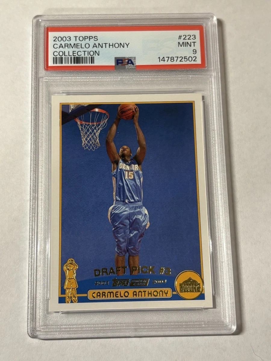 Topps Carmelo Anthony Basketball Rookie Sports Trading Cards