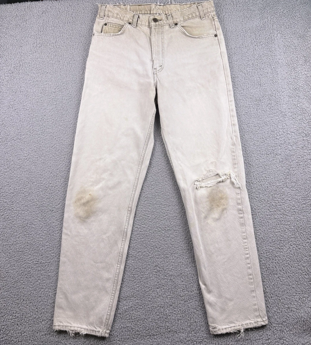 Levi's 550 White Jeans for Men for sale | eBay