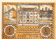 1 Mark - Bielschowitz - Gemeinde - Erinnerung an die Abstimmung