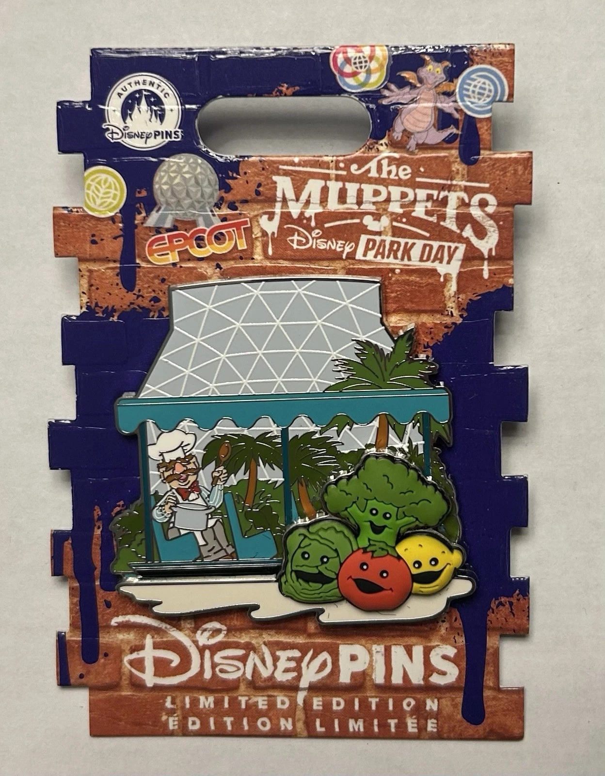 Disney World - Swedish Chef Rides Living with the Land - The Muppets LE3000 Pin