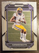 2023 Panini Prizm Draft Picks #137 Kayshon Boutte RC Rookie Card LSU New England