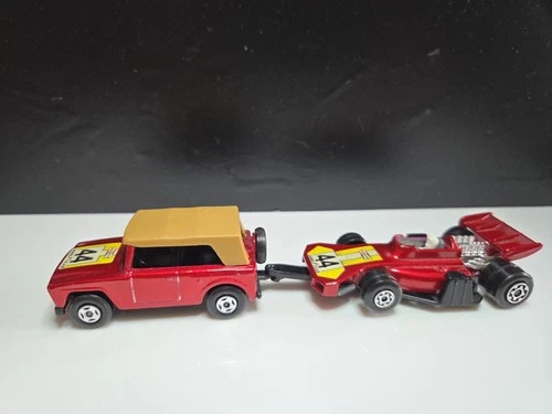 Matchbox Superfast TP9 Field Car & Team Matchbox red. Two Pack. Lesney England