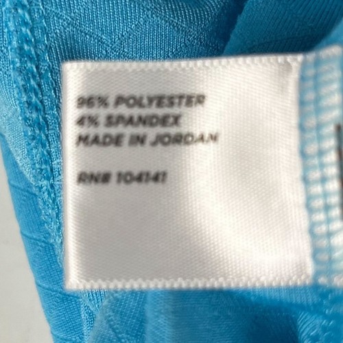Lady Hagen Essentials Quilted 1/4 Zip Pullover Blue Large Golf Pickleball Tennis - Picture 11 of 11