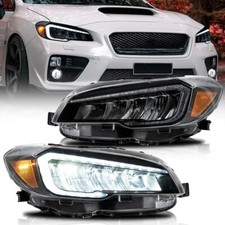 VLAND For 2015-2021 Subaru WRX &STI LED Reflector Headlights W/Startup Animation