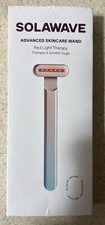 Solawave Red Light Therapy Wand For Face Neck 4 in1 Micro Current Warmth Massage