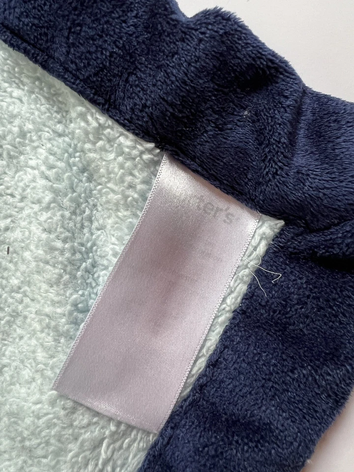 Carter's Mommy's Little Monsters Baby Security Blanket Blue Orange Green 30”x38” - Image 4 of 4