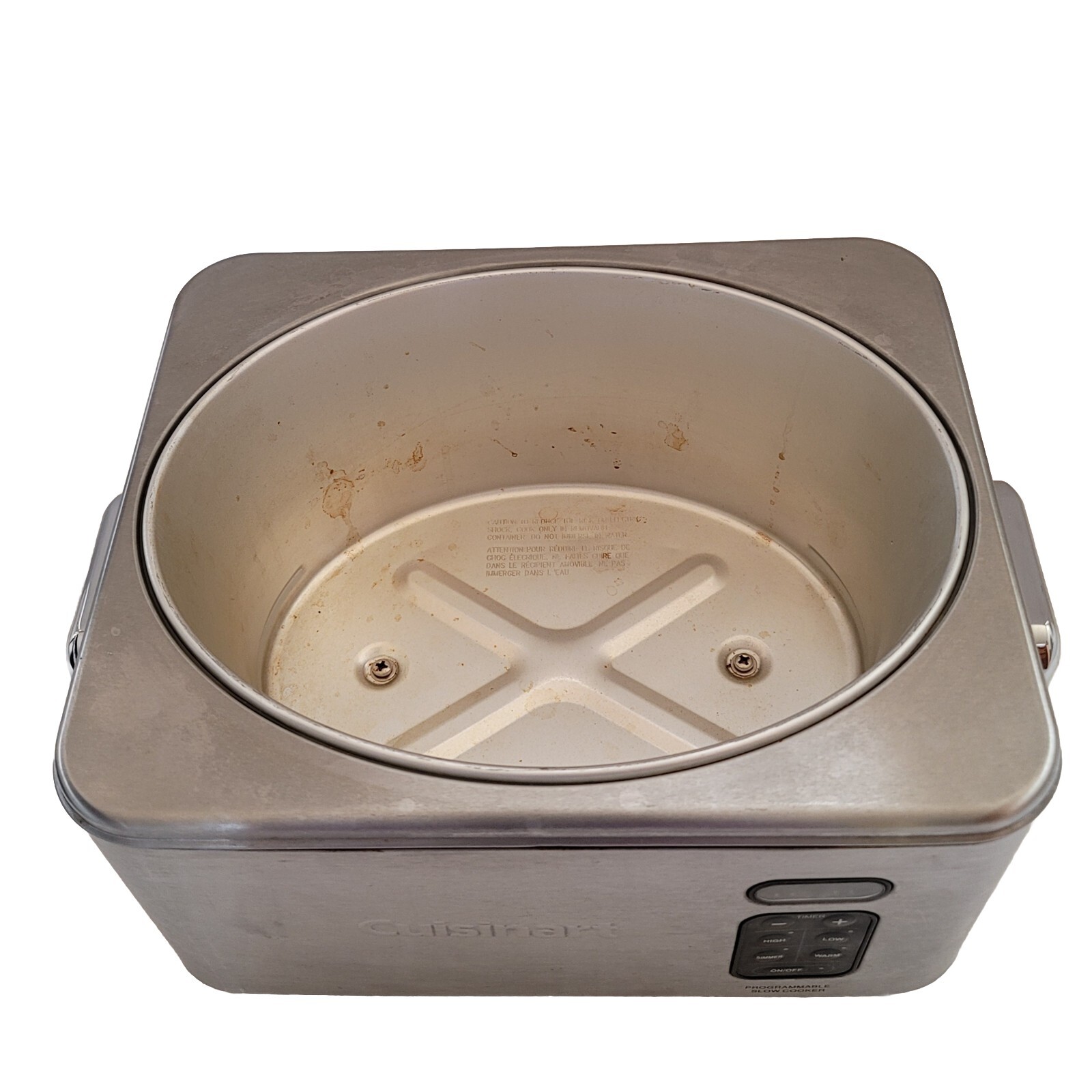 Cuisinart Programmable Slow Cooker 6.5 Quart PSC650 Stainless Steel eBay