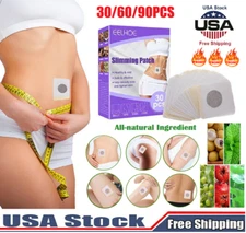 90 × Slimming Patch Weight Loss Slimming Diets Pads Detox Burn Fat Adhesive US