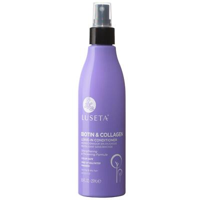 Biotin Collagen Leave In Conditioner 8.5 Fl Oz Strengthens and Moisturizes Hair