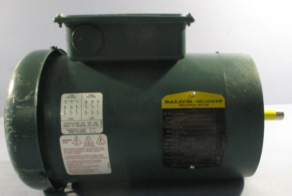 Baldor Reliance VUHM3538 Industrial Motor 35X042P864G 0.5HP 1740RPM 5/8" Shaft D - Image 2 of 4